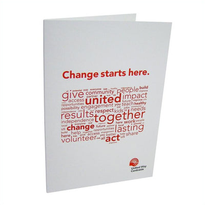 United Way Thank You Cards Change Starts Here - Universal Promotions Universelles