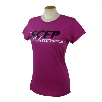 Women's “Le SCFP Notre syndicat” T-Shirt - Universal Promotions Universelles