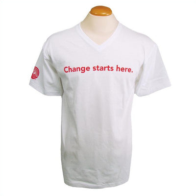 Men's United Way V-Neck T-Shirt – Change starts here - Universal Promotions Universelles