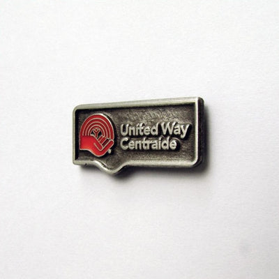 United Way | Centraide Lapel Pin With 1 Colour Fill - Universal Promotions Universelles
